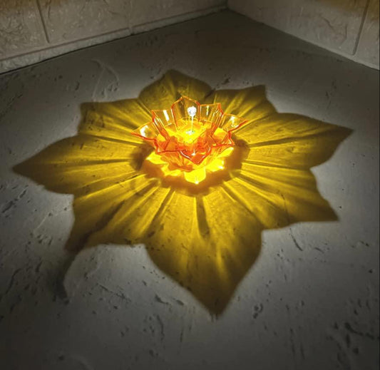 Electric Water Sensor Reflection Led Diyas(Pack Of 6/12/24)